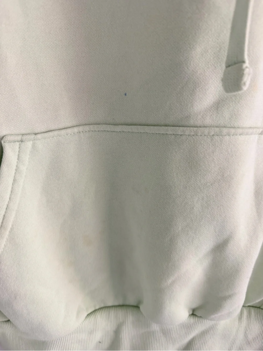 H&M Mint Sage Green Love Embroidered Fleece Hoodie M - Picture 8 of 8